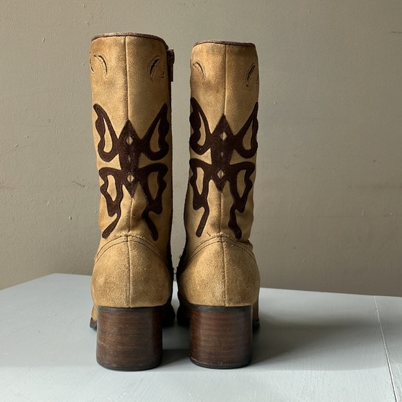 Bee Fly Suede Boots women’s size 8 - Picture 3 of 9